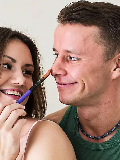 Russian european curvy redhead teen