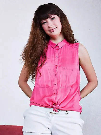 Hot girl erotic strip