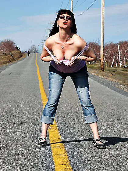 Naughty milf horny strip