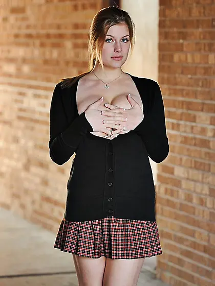 Schoolgirl soft delicate eyes