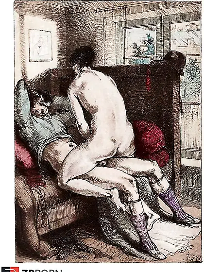 Erotic Book Illustration 11 - Les Whims du Sexe