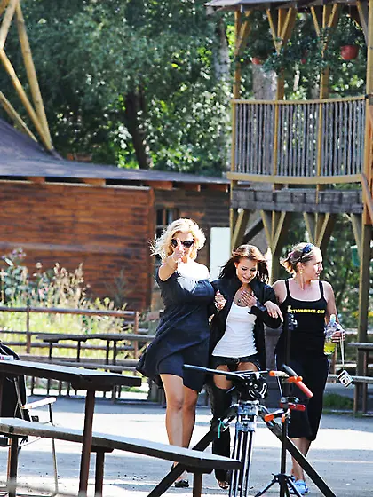 Melisa Mendiny strips her slutty black riding boots and teases u