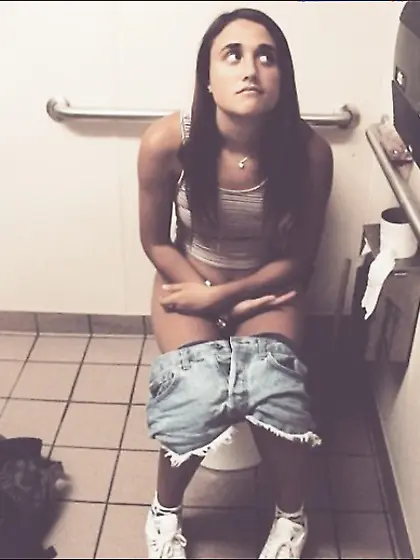 Toilet and pee girls