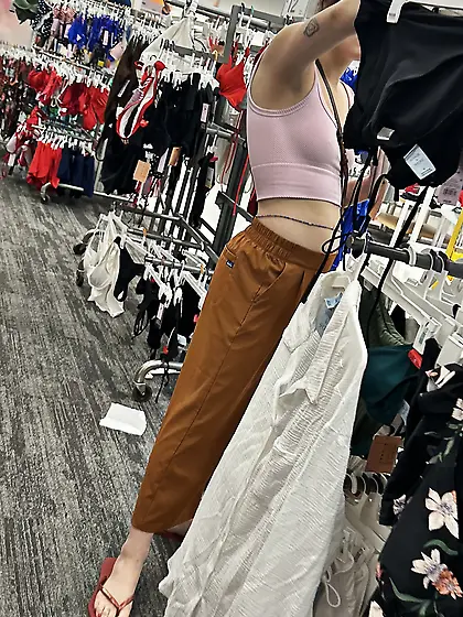 no bra