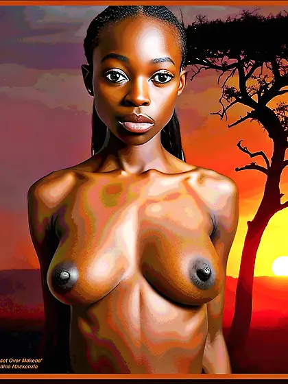 Serengeti Sunset Over Makena By Davidina