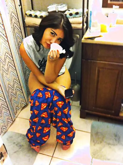 Toilet and pee girls