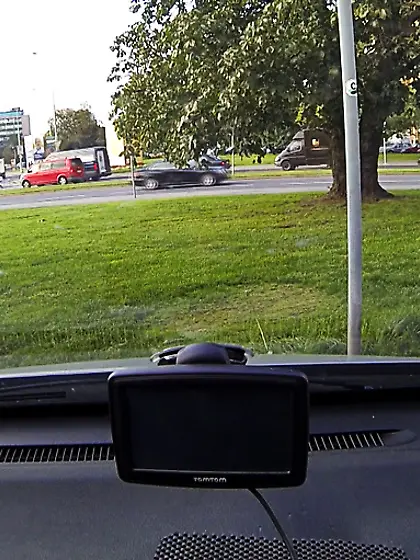 Fair-haired girl beige coat