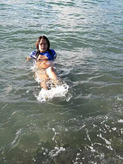 Asian stockings milf