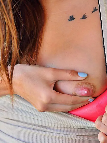 Little lesbian nymph Kristina Bell fools around with her hot fri