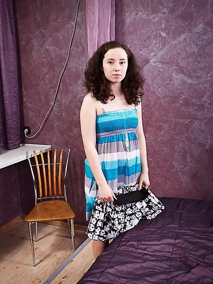 Horny babe takes time