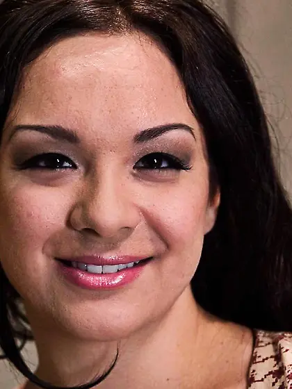 Sweet brunette teen teasing