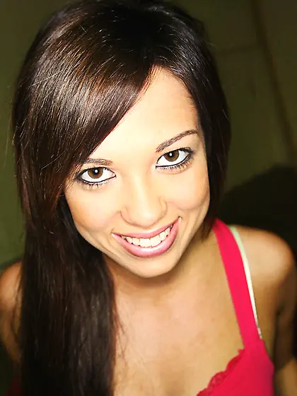 Young horny long-haired girl