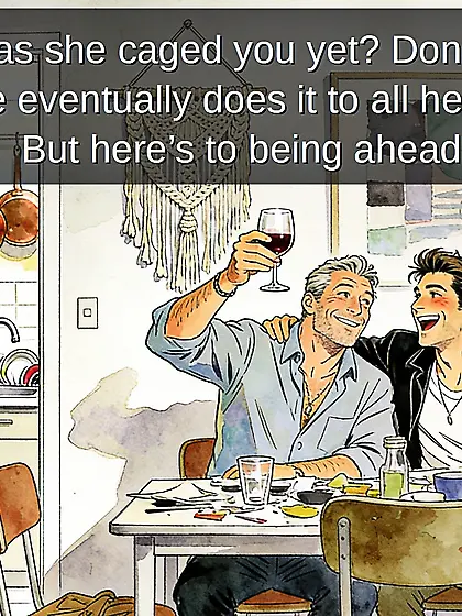 Social Femdom Cuckold Caption