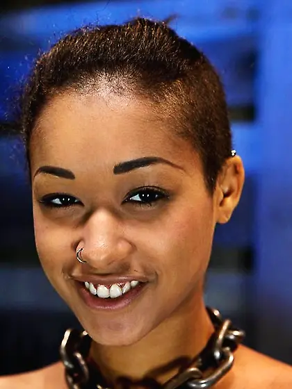 Ebony subs body photographed