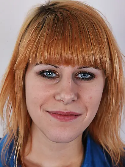 Young cute blonde chick