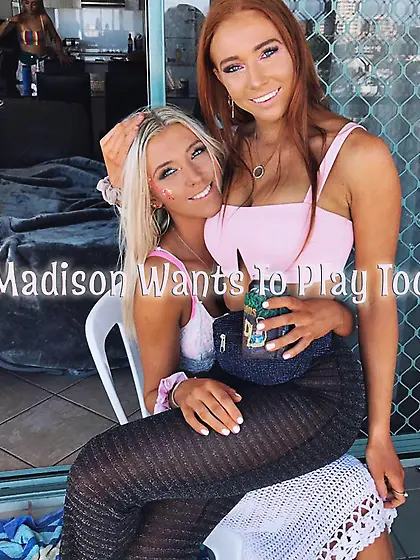 Madison wants to play too!