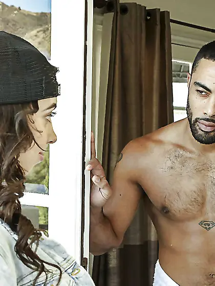 Milf interracial hairy bush