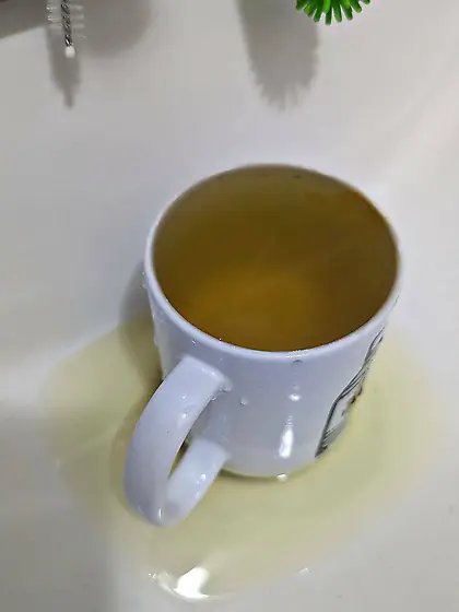 Piss in a cup