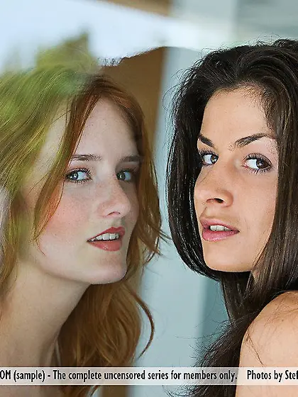 Denisa Heaven and Lucy Lee strip together and make some burning