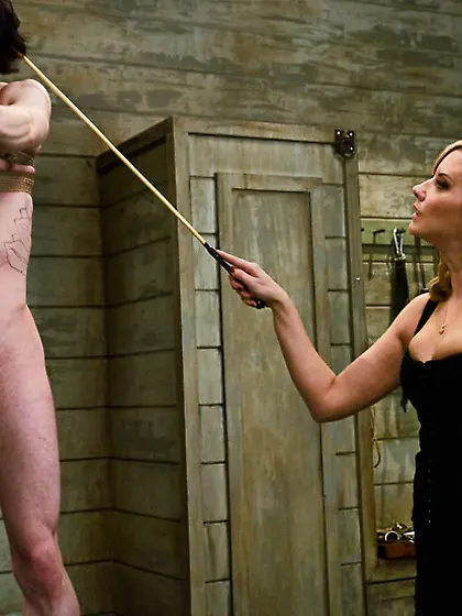 Handsome hot man humiliated