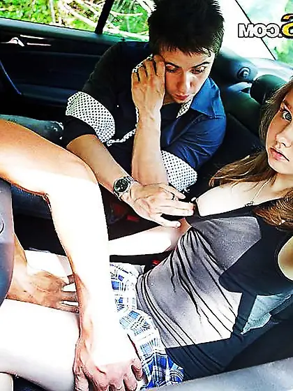 Handsome gonzo plow in the forest