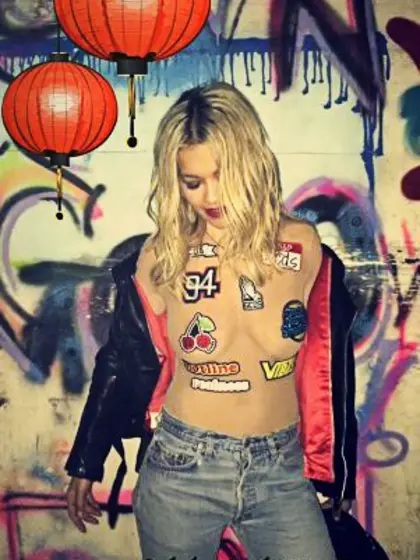 Rita Ora Braless Photos