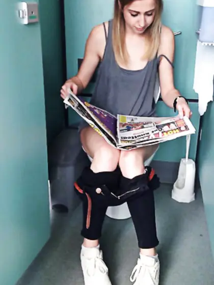 Toilet and pee girls