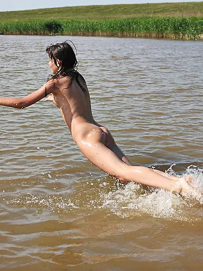 Naked brunette diva exploring her sexuality in surprising ways V