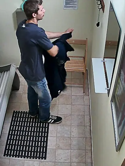 Slender shaped young twink