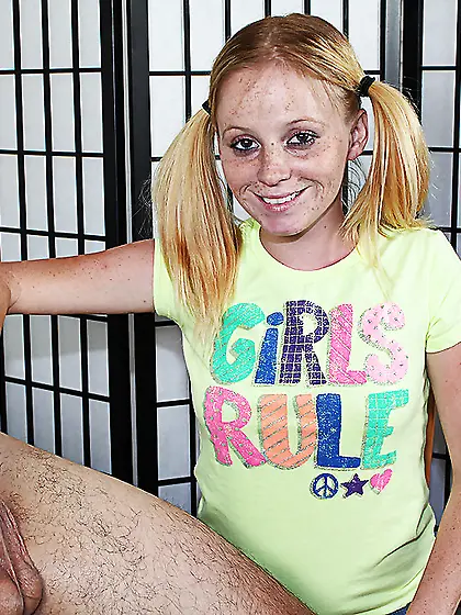 American stunning cute blonde teen