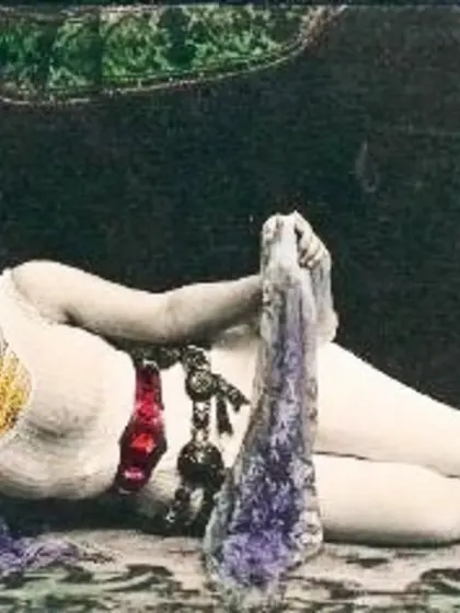 Horny naked vintage color