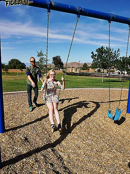 Sexy fresh blonde chick Samantha Rone is bent in doggy pose and