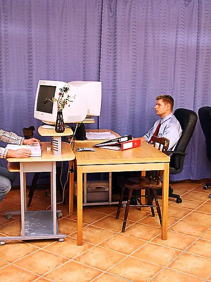 Girl dressed sexy job