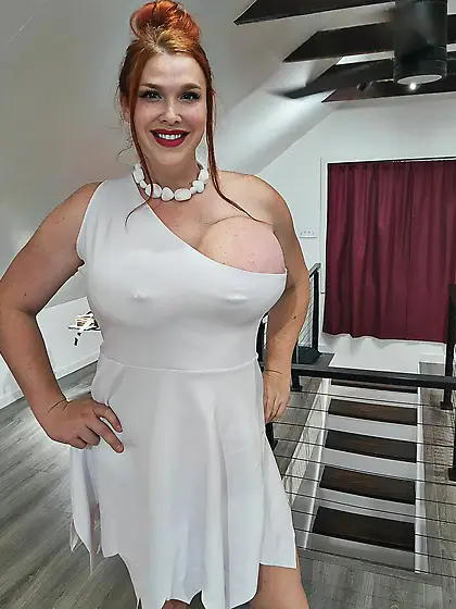 Busty Redhead Bimbo
