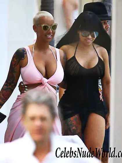 Blac Chyna See Through To Pierced Nipples And Thong