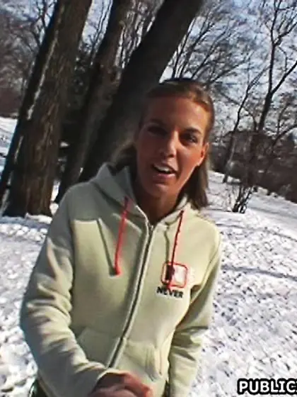 Hot girl in the park looking good