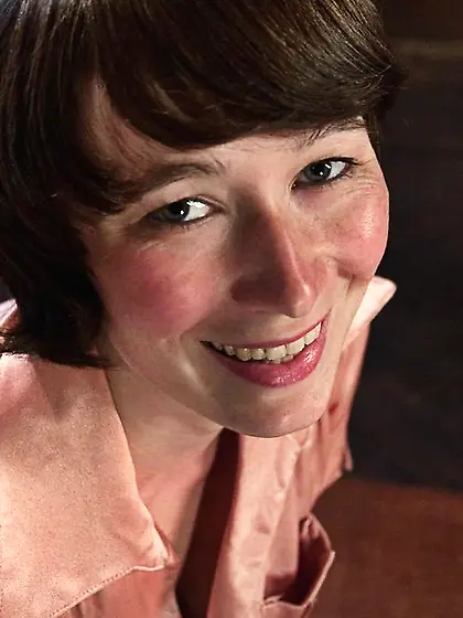 Dark haired cutie ready