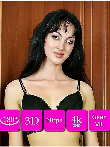 Corinna casting photosession backstage 3d180vr