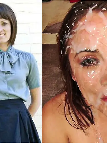 Before and after cum sluts