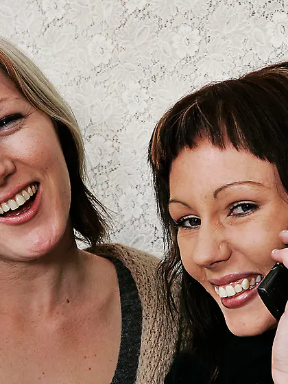 Steaming hot blonde gray