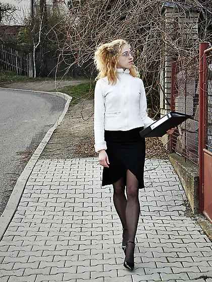 Dirty blonde secretary thick