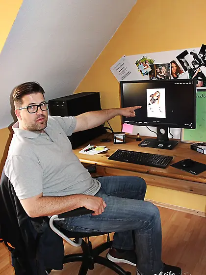 Big boobs brunette finds a way to bounce on his hard cock