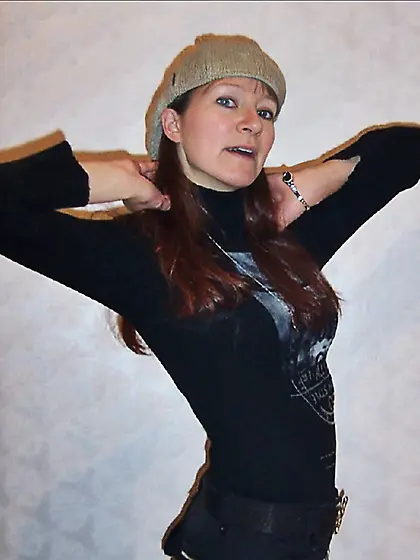 Dressed.  An obsession with my sister