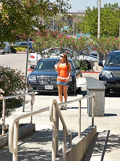 Cute teen angel Kaci Star strips on her bed and then gets roughl