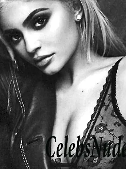 Kylie Jenner See Through Bra Outtakes