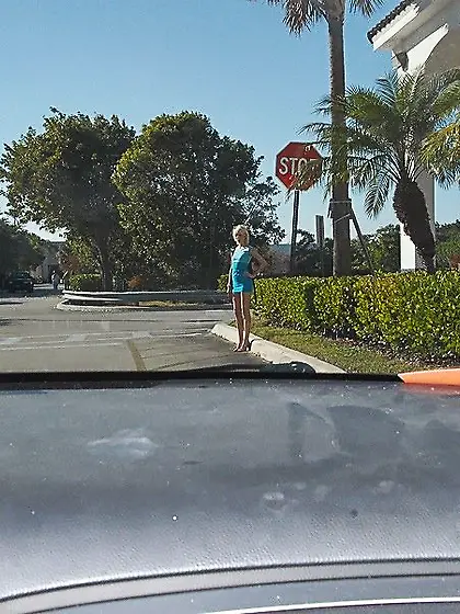 Pale blonde teen in a colorful get-up takes this massive cock fr