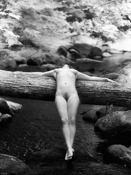 Petite babe showing her sexy ass in a hot B&W erotic gallery