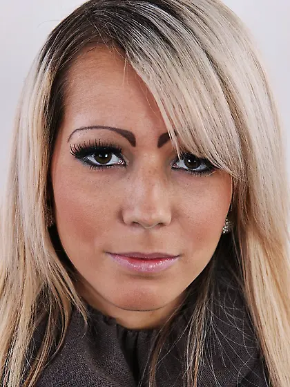 Lovely blonde cute small