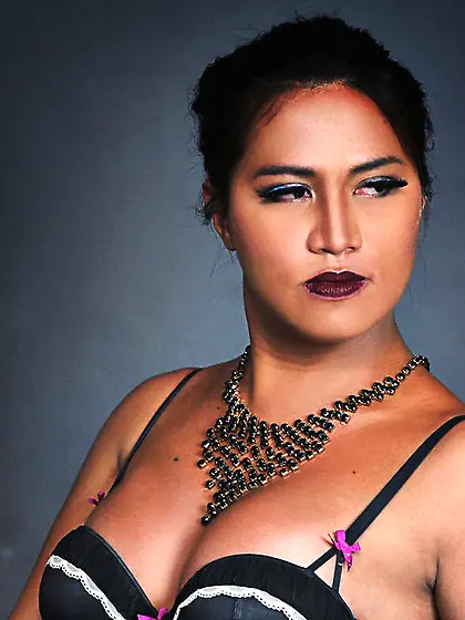 Asian young transgender bigcocktskendra