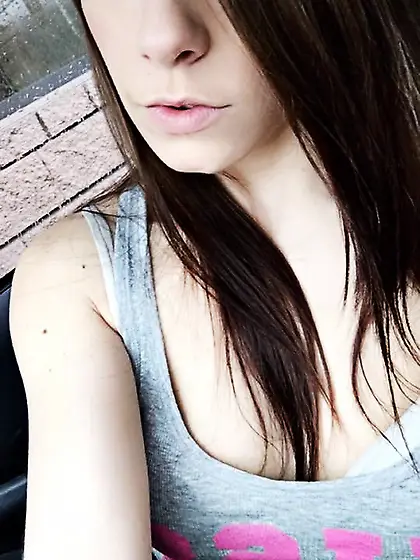 Cute Brunette Girl Selfies